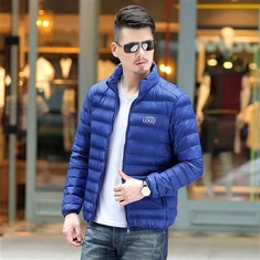 Lätt pufferrock för män